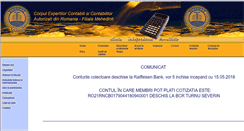 Desktop Screenshot of ceccarmehedinti.ro